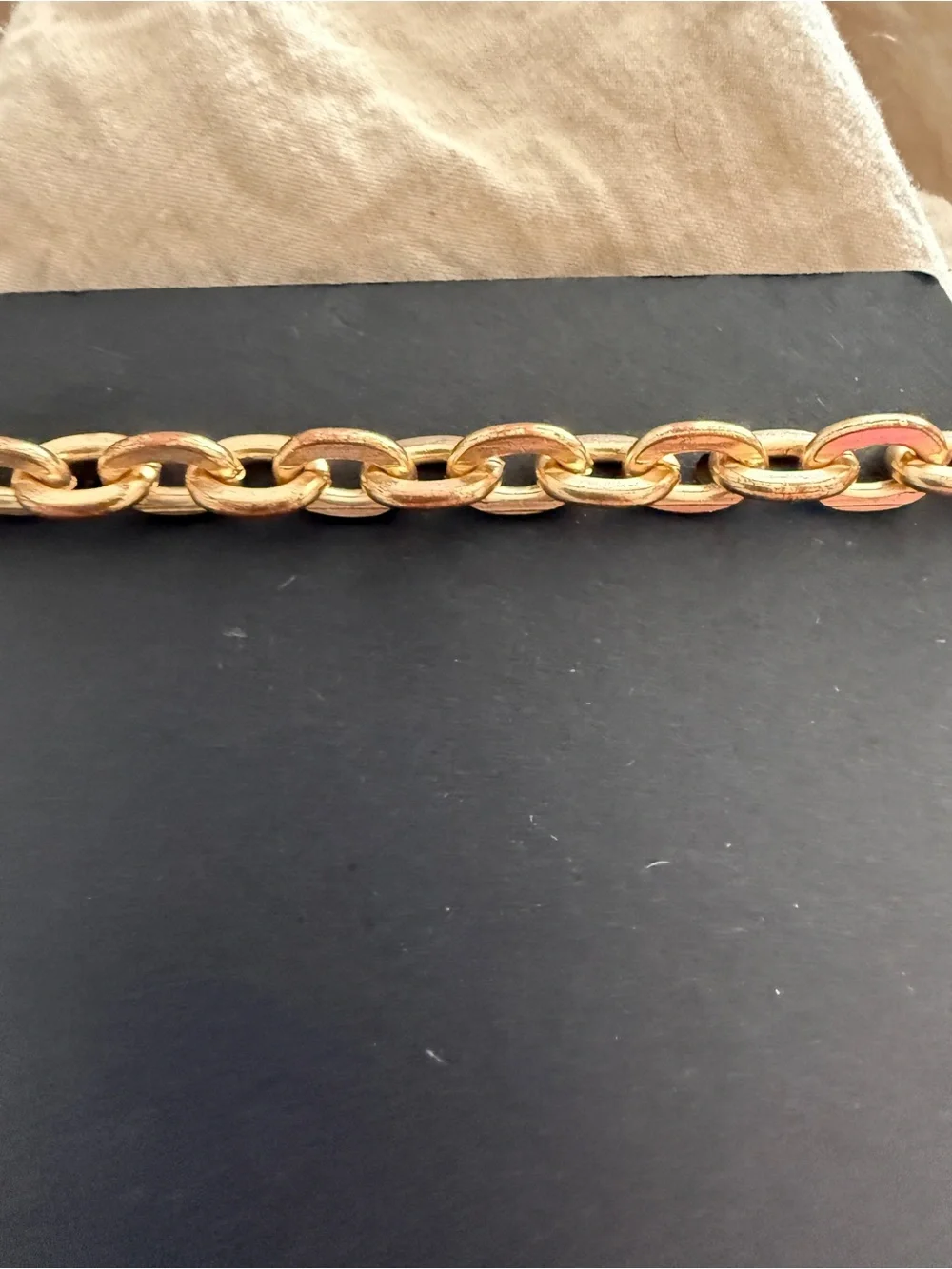 Louis Vuitton Gold Padlock Pendant Necklace
